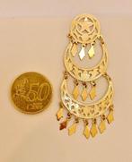 Statement oorbellen - 18 karaat Geel goud - Italia 80s, Handtassen en Accessoires, Antieke sieraden