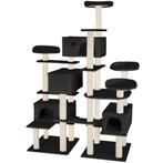 tectake Krabpaal Entissar 214cm - zwart, Dieren en Toebehoren, Verzenden, Nieuw