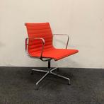 Design stoel, Vitra Eames EA 108, oranje - chroom