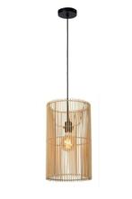 Lucide JANTINE - Hanglamp Ø 26 cm E27 Licht hout, Huis en Inrichting, Verzenden, Nieuw, Metaal, Trendy verlichting