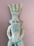 Égypte ancienne Faience Amulette du Grand Dieu Bes -, Verzamelen