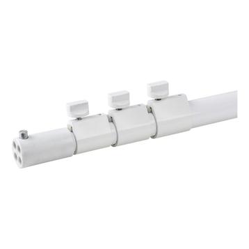 WENTEX® Pipe en Drape telescoop staander 180 – 500 cm – wit, Verzenden