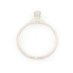 Zonder Minimumprijs - Ring - 18 karaat Witgoud - 0.10ct. tw., Handtassen en Accessoires, Ringen, Nieuw