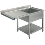 Spoeltafel | RVS | 1 Spoelbak (Rechts) + Afdruipvlak |, Verzenden, Nieuw in verpakking
