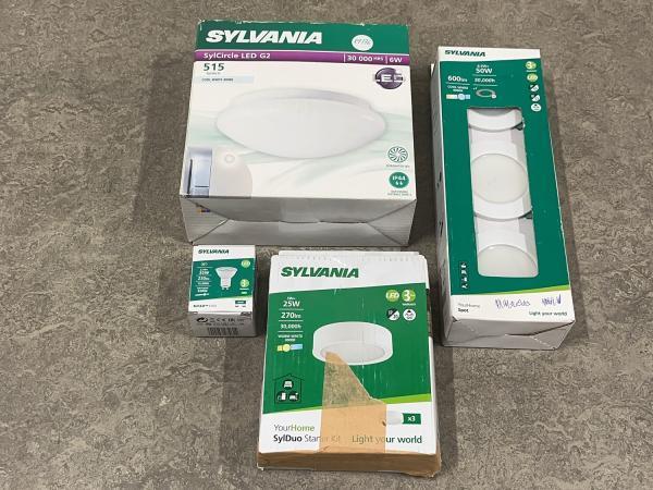 Veiling - Sylvania LED verlichting set 4-delig, Doe-het-zelf en Bouw, Bouwverlichting