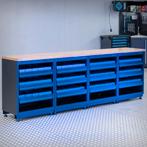 Datona Werkbank PREMIUM eiken werkblad met opbergbakken –, Ophalen of Verzenden, Nieuw