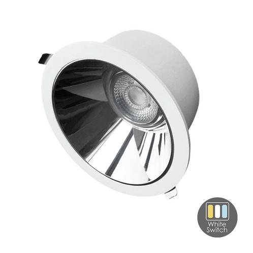 LED Downlighter White-Switch 10W Wit, Maison & Meubles, Lampes | Autre, Envoi