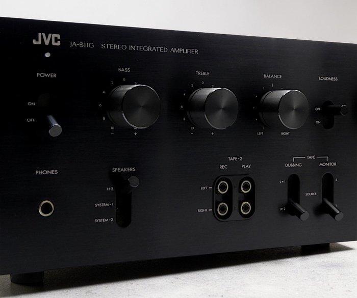JVC - JA-S11G - Black Edition 1976 Solid state, Audio, Tv en Foto, Radio's