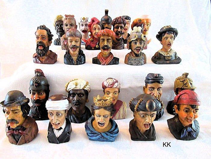 Collectie van memorabilia - Apotheek, Handbeschilderde, Antiek en Kunst, Curiosa en Brocante