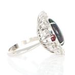 Repossi - Ring - 18 karaat Witgoud Opaal - Diamant, Handtassen en Accessoires, Ringen, Nieuw