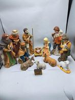 Kerstdecoratie (12) - Biscuit porselein - Complete Kerststal