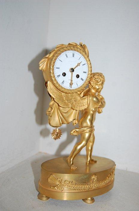 Pendule - Verguld - 1750-1800, Antiek en Kunst, Antiek | Klokken