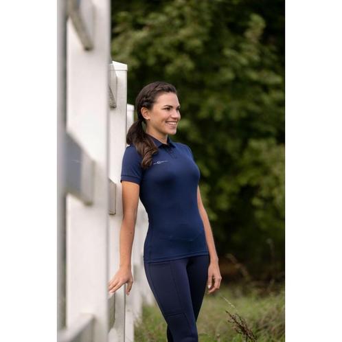 Poloshirt dames, navy, mt.xl - kerbl, Diensten en Vakmensen, Dieren | Paarden | Verzorging, Oppas en Dressuur