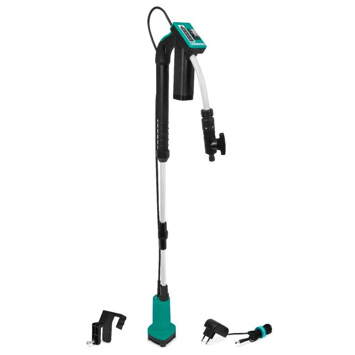 Accu Regentonpomp 12V - 50W | Incl. Accu en oplader, Tuin en Terras, Waterpompen, Nieuw, Verzenden