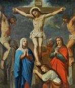 École française (XIX) - The Crucifixion of Christ, Antiek en Kunst, Kunst | Schilderijen | Klassiek