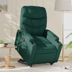 vidaXL Fauteuil inclinable vert foncÃ© tissu, Verzenden