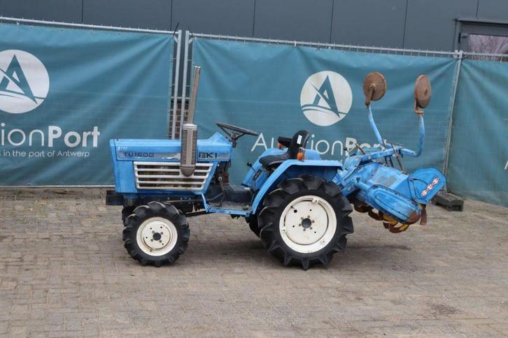 Veiling: Minitractor Iseki TU1600 Diesel 16pk met grondfrees, Zakelijke goederen, Landbouw | Tractoren, Ophalen
