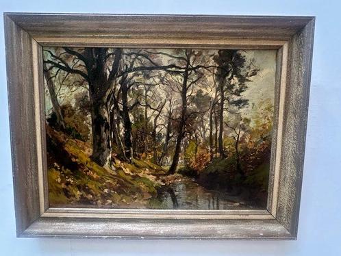 Jan van Vuuren (1871-1941) - Bosgezicht, Antiek en Kunst, Kunst | Schilderijen | Klassiek