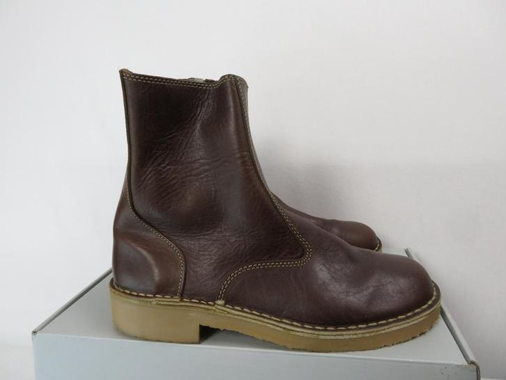 GEP bruine leren laarzen maat 42 — nieuw Frans vakmanschap, Kleding | Dames, Schoenen, Lage of Enkellaarzen, Bruin, Nieuw, Verzenden