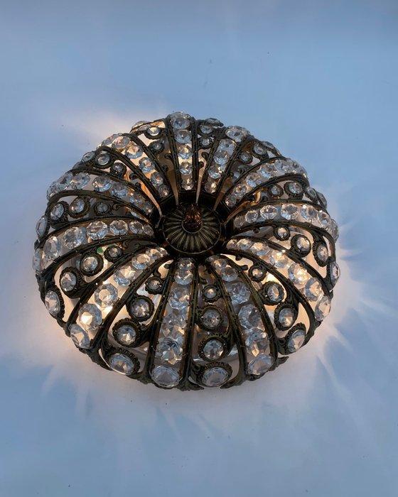 Plafondlamp - Extreem zeldzame Crystal Dome plafondlamp, Antiek en Kunst, Curiosa en Brocante