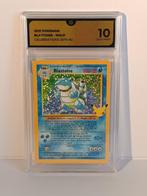 Pokémon - 1 Graded card - Blastoise 2/102 Foil - GG 10 -, Hobby en Vrije tijd, Nieuw