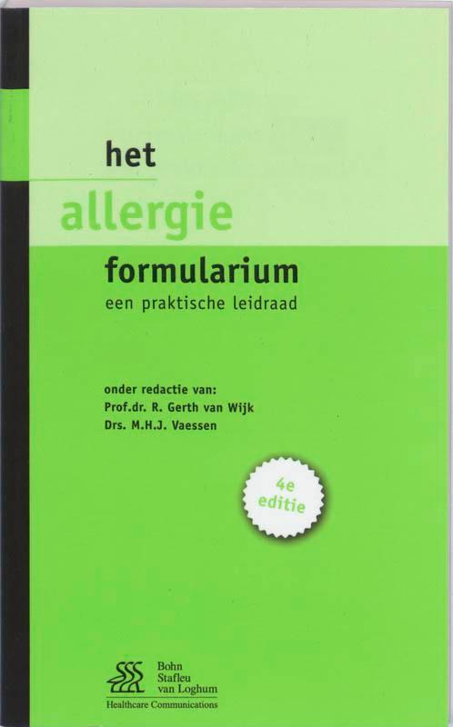 Het Allergie formularium / Formularium 9789031353415, Boeken, Wetenschap, Gelezen, Verzenden