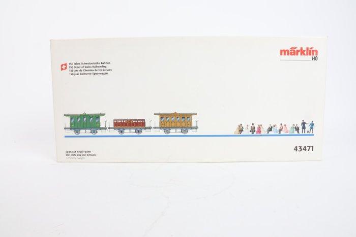Märklin H0 - 43471 - Modeltrein personenwagonset (1) -, Hobby en Vrije tijd, Modeltreinen | H0