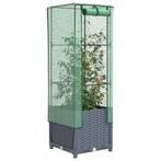 vidaXL Plantenbak verhoogd met kashoes 40x40x139 cm, Tuin en Terras, Verzenden, Nieuw