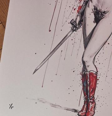 Wonder Woman - Series  Tokyo Pop Icons  by Emma Wildfang - beschikbaar voor biedingen