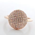 Zonder Minimumprijs - Ring - 14 karaat Roségoud Diamant
