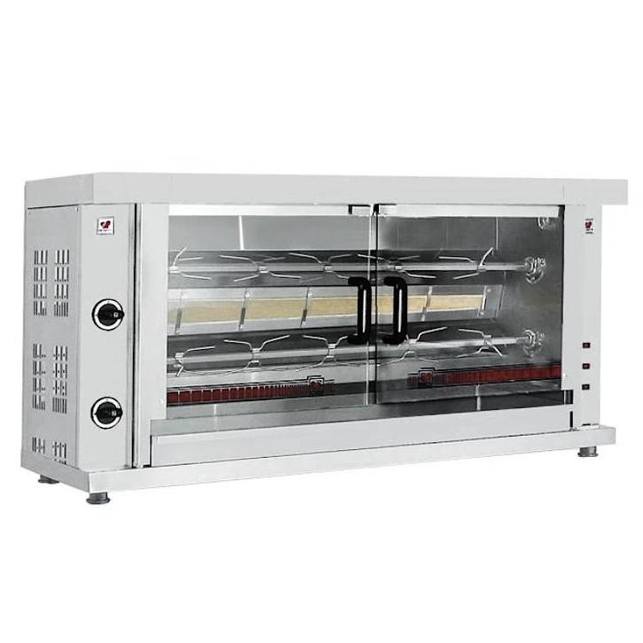 Kippengrill | 2 Spitten | Voor ca. 10 kippen | Gas |, Zakelijke goederen, Horeca | Keukenapparatuur, Nieuw in verpakking, Verzenden