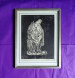 Bruno Goldschmidt (1881–1964) - Rosa Mystica, woodcut, Antiek en Kunst