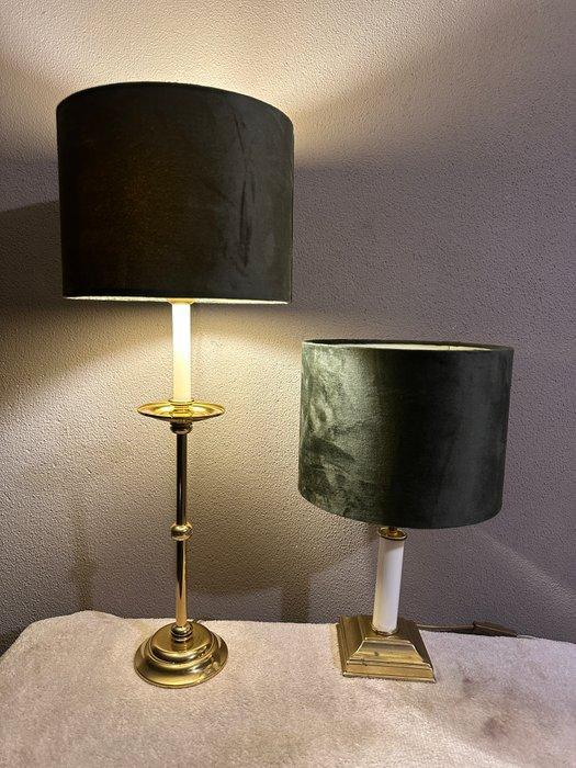 Tafellamp (2) - Messing, Porselein, Textiel, Antiek en Kunst, Curiosa en Brocante