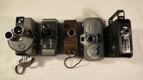 5 Filmcameras met veermotor + Bonus Filmcamera, Verzamelen, Foto-apparatuur en Filmapparatuur