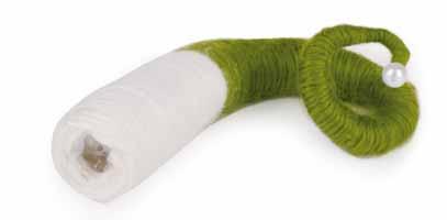 Tafeldeco Wolkoker, buigbaar Wit-Groen  Tafeldeco Wolkoker, Hobby en Vrije tijd, Knutselen, Nieuw