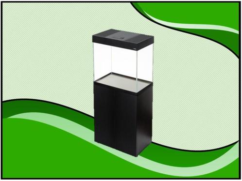 Aquael OptiSet 130 Aquarium Zwart - 60cm met meubel, Dieren en Toebehoren, Vissen | Aquaria en Toebehoren, Nieuw, Verzenden
