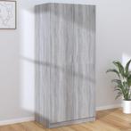 vidaXL Garde-robe Sonoma gris 80x52x180 cm Bois, Maison & Meubles, Armoires | Penderies & Garde-robes, Verzenden, Neuf