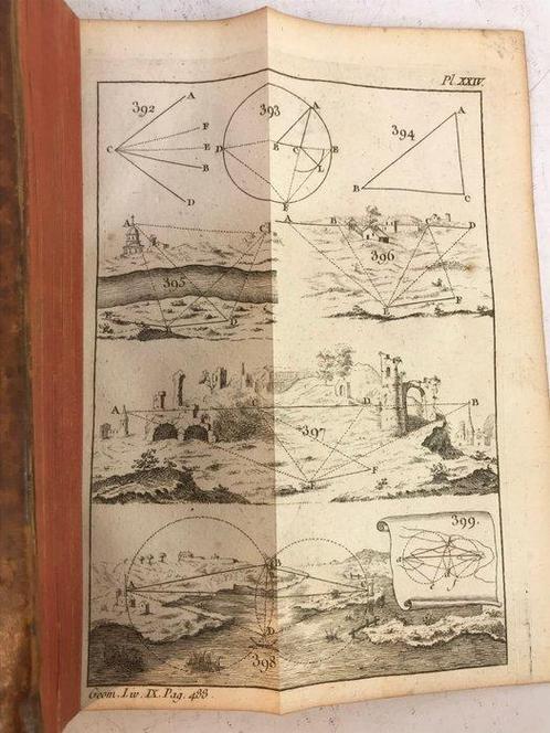 Charles-Etienne-Louis Camus - Cours de mathématique. Elémens, Antiek en Kunst, Antiek | Boeken en Manuscripten
