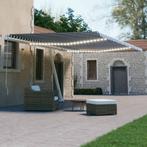 vidaXL Luifel automatisch met LED en windsensor 500x300 cm, Verzenden, Nieuw