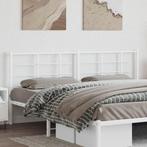 vidaXL Tête de lit métal blanc 200 cm, Maison & Meubles, Chambre à coucher | Lits, Neuf, Verzenden