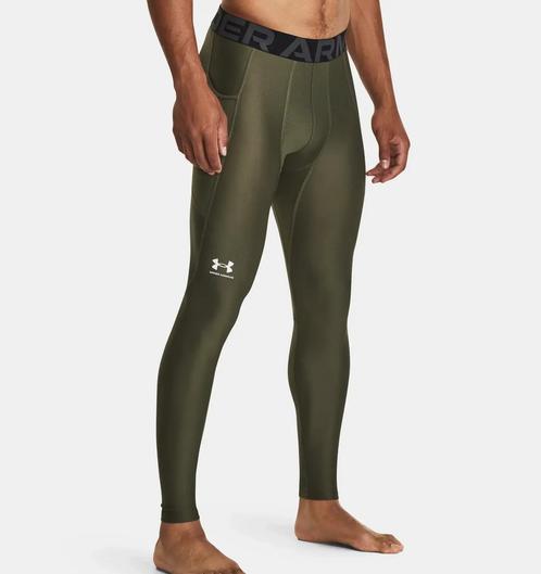 Under Armour Hg Armour Leggings-Grn - Maat XL, Kleding | Heren, Broeken en Pantalons, Groen, Nieuw, Maat 56/58 (XL), Ophalen of Verzenden