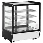 Koelvitrine | TAMAR | 145L | Zwart/RVS | +2°C/+8°C |, Verzenden, Nieuw in verpakking