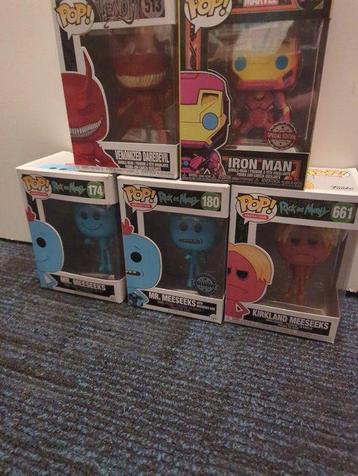 Funko  - Funko Pop Rick & Morty + Marvel lot
