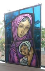 Glas-in-loodraam - 2e helft 20e eeuw, Antiek en Kunst