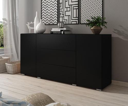 Dressoir mat zwart 150x39x68 lades, Huis en Inrichting, Kasten | Dressoirs, 25 tot 50 cm, Nieuw, 150 tot 200 cm, Verzenden