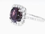 Bague - 18 carats Or blanc - 5.02ct. tw. Tourmaline -