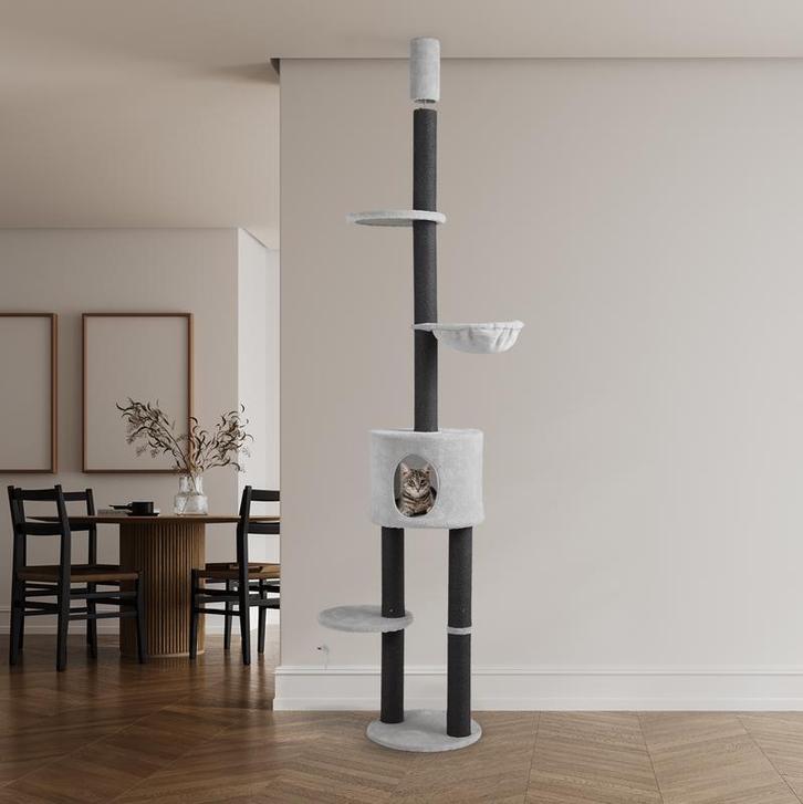 Arbre à chat - hauteur réglable - 40 x 40 x 220/250 cm, Huis en Inrichting, Woonaccessoires | Overige, Verzenden