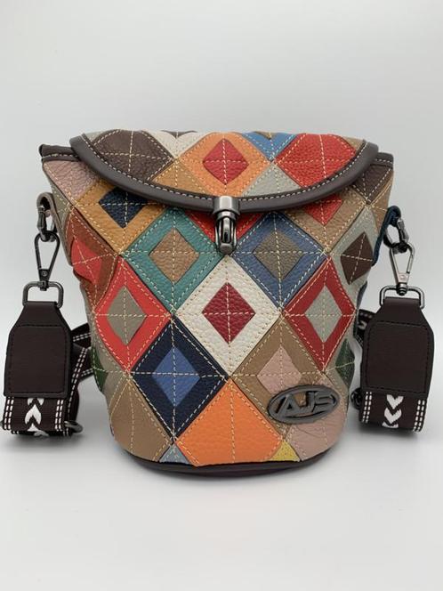 Schoudertas multi color bucket bag, Bijoux, Sacs & Beauté, Accessoires Autre, Envoi