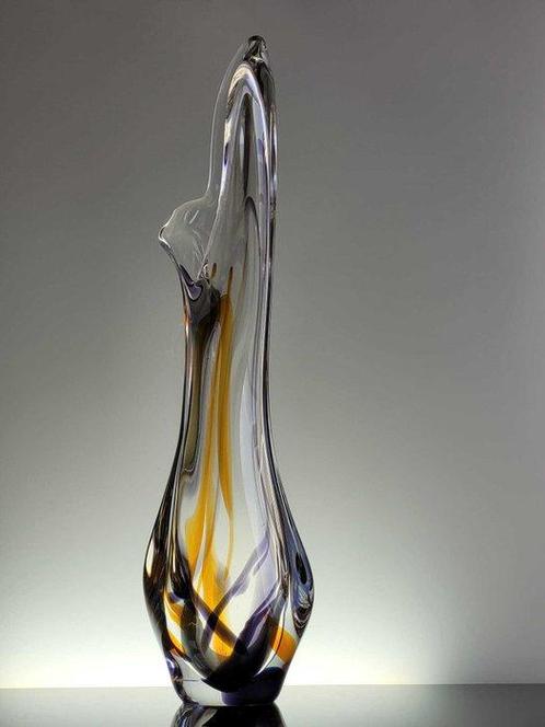 Kristalunie Maastricht - Max Verboeket - Vase - Cristal, Antiek en Kunst, Curiosa en Brocante