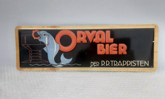 Reclamebord - Orval - Metaal, Antiek en Kunst, Antiek | Wandborden en Tegels